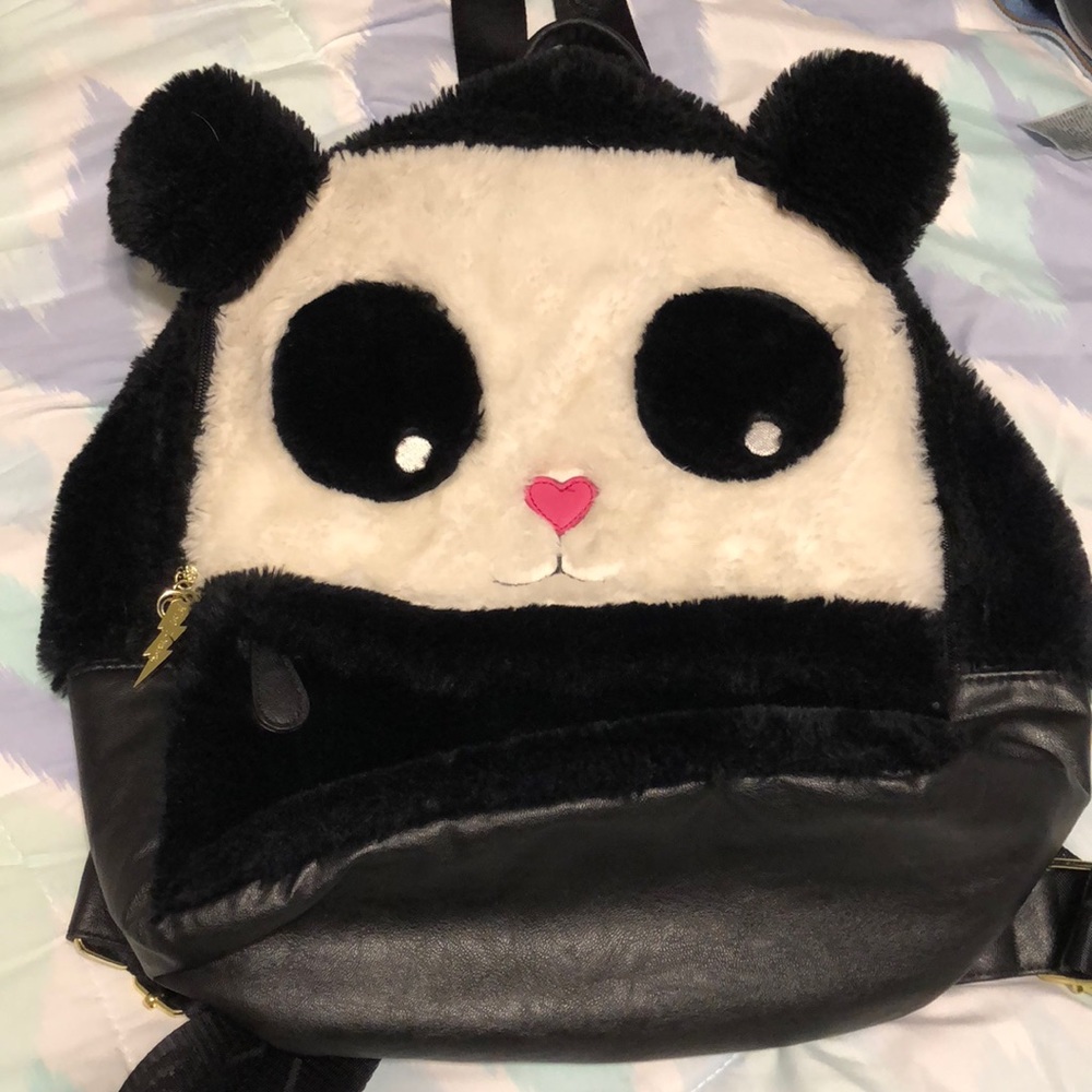 Panda Betsey Johnson backpack GREAT condition